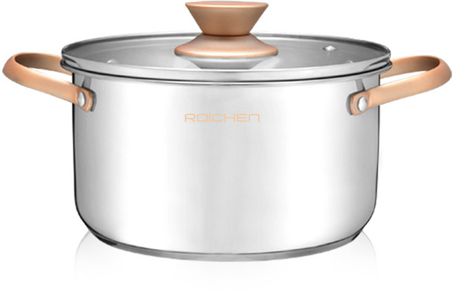 로이첸 클라드 골드에디션 양수냄비, 20cm, 혼합색상, 1개