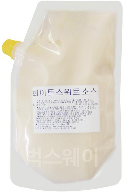 오뚜기 화이트 스위트소스 500g (프랜차이즈 햄버거소스), 1개