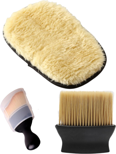 이지스홈 실내 청소 3종 브러쉬 세트, 1세트