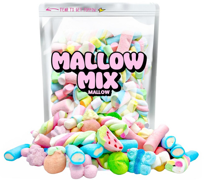 스웨디시 말로우 믹스 Mallow Mix 스웨덴 젤리 캔디, 400g, 1개