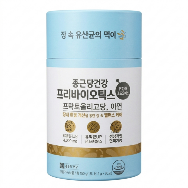 종근당건강 프리바이오틱스 FOS 에프오에스 5g x 30포, 30개