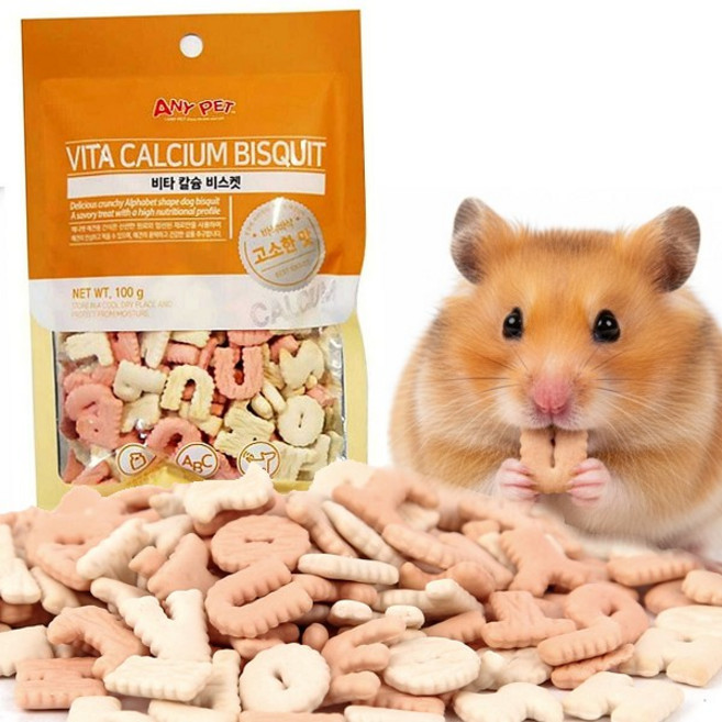 도치퀸 알파벳 칼슘 쿠키 고슴도치 햄스터 간식, 1개