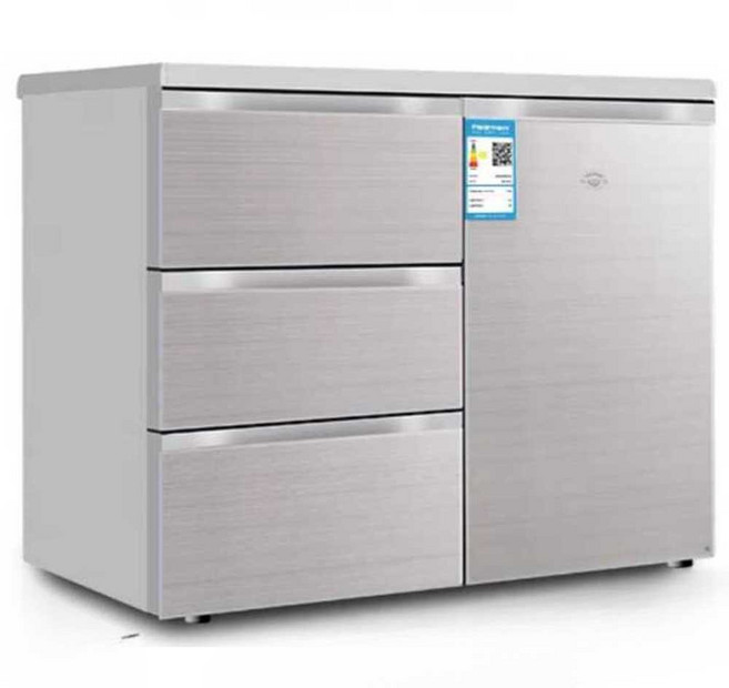 소형 서랍식 김치 냉장고 가정용 우유 테이블 카페, 서랍식 냉장고(냉장130L/냉동80L)