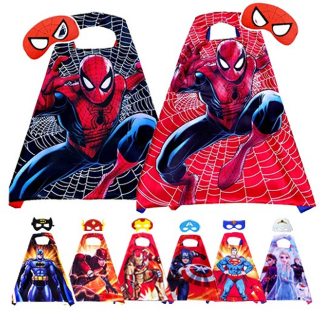 뉴 디지털 히어로 망토 가면 세트 아동 코스튬 의상