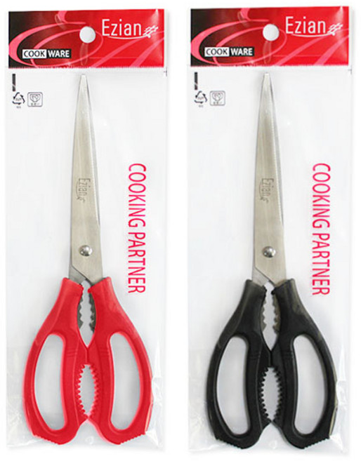 (생활용품)유신 베이직 가위 조리도구 주방용품 요리도구 칼, 1개