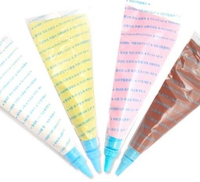 토단교재 하비 크림 클레이, 화이트, 1개