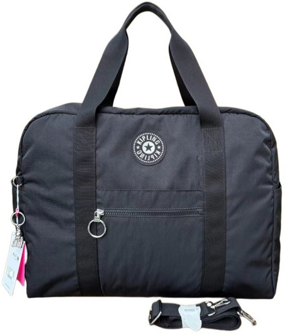 키플링 최신상 대형 여행용 백 - 캐리어 확장 벨트 장착 & 크로스백 겸용 라지 토트백