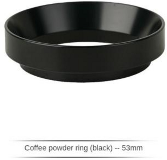 51MM 53MM 58MM 커피 도징 링 Delonghi Breville Portafilter 에스프레소 액세서리 Barista 깔때기 도구 Coffeeware, 3)black 53mm