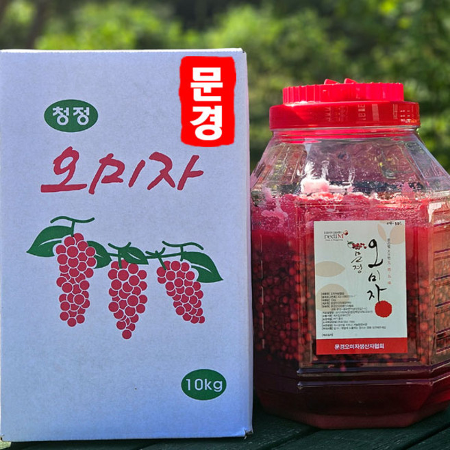 2025년 오미자 문경 생오미자 10kg 당절임 [오미자5kg_백설탕5kg], 1개
