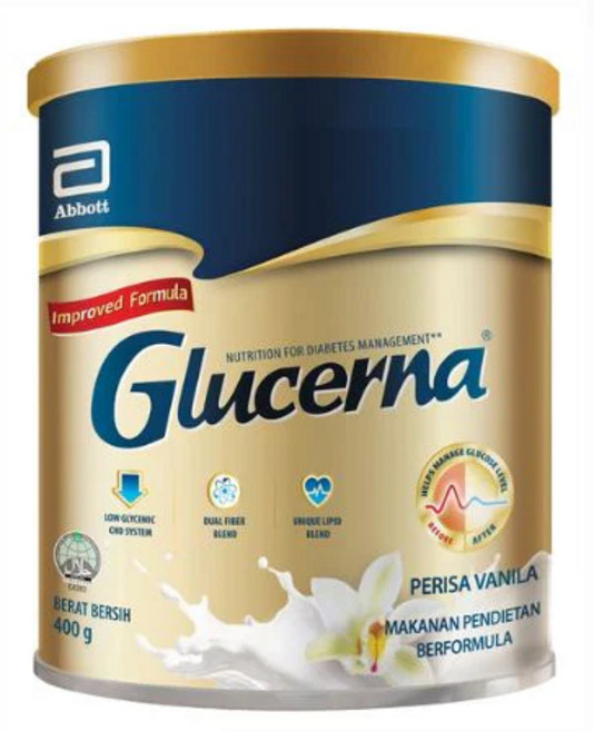 Glucerna 글루서나 당뇨환자 영양식 식사대용 바닐라맛, 400g, 1개