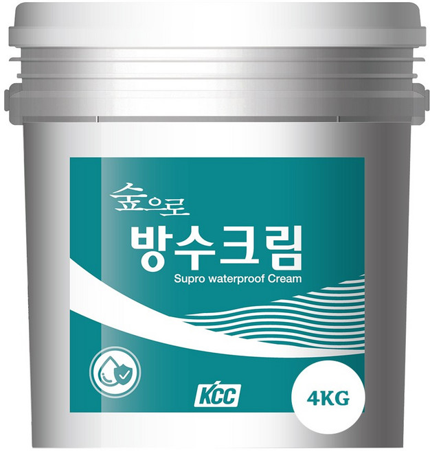 KCC 숲으로 방수크림 투명 침투 방수제 외벽 옥상 바닥 콘크리트 타일 누수 1.2KG, [1.2KG] 숲으로 방수크림, 1개