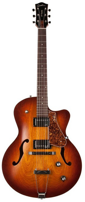 Godin (고단) 5th Avenue CW Kingpin II HB 풀 어쿠스틱 기타 Cognac Burst 050932