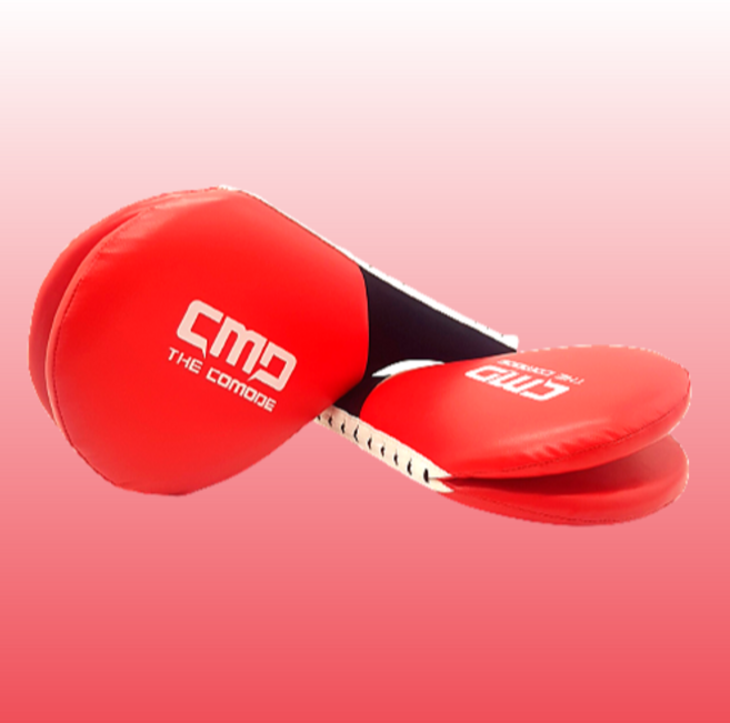 발차기 태권도 미트 넓은 쌍미트 태권도 선수 일반인 겸용 프리미엄, 레드(양쪽), 1세트