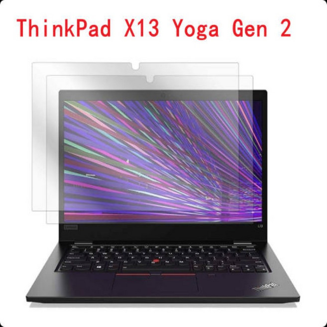 Lenovo ThinkPad X13 Yoga Gen 4 2 / 2-in-1 5 노트북 화면 보호 필름 용 2PCS 무광택 눈부심 방지, 01 X13 Yoga Gen 2 2021