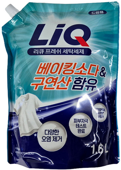 리큐 프레쉬 1.6L 리필 1개+1개 일반세탁용, 3개