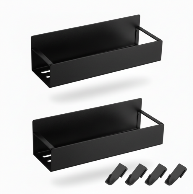 제나모라 현관문 냉장고 강력 자석선반 2개+후크세트 LV001, 2개