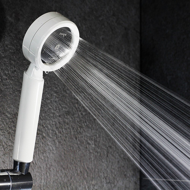 소퓨어 수압상승 샤워기헤드 STRONG8 미세물줄기, 1개, 화이트