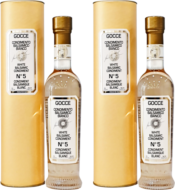 GOCCE 고쎄 콘디멘토 화이트 발사믹식초 5년산, 250ml, 2개