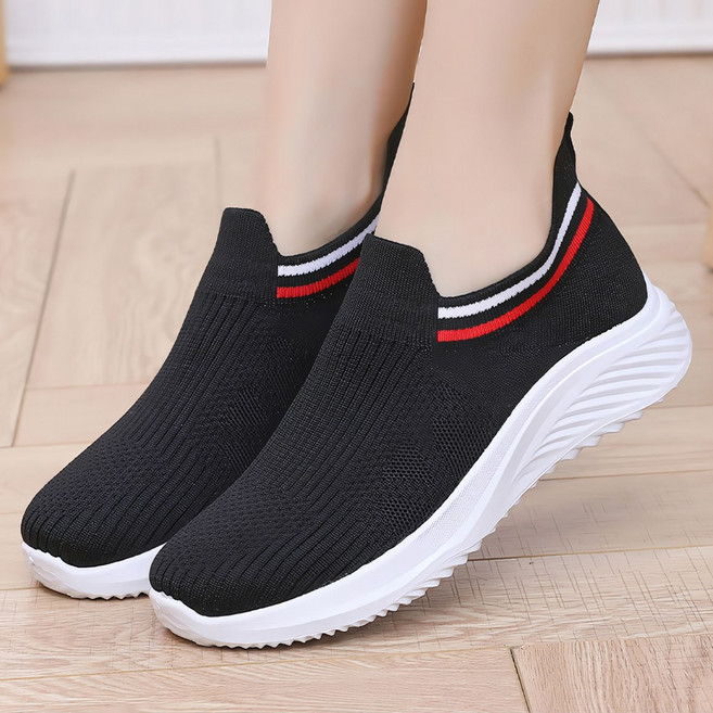 바이시유 여성운동화 여자 스니커즈 슬립온 운동화 런닝화 신발 마링