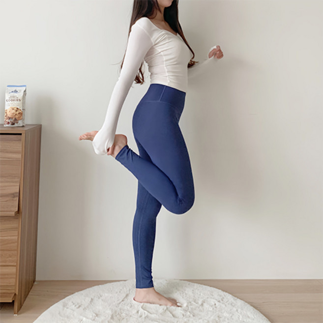 데일리유 여성용 밴딩 하이웨스트 헬스 요가 필라테스 레깅스