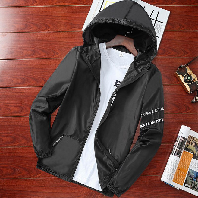 男生涼感透氣防曬薄外套