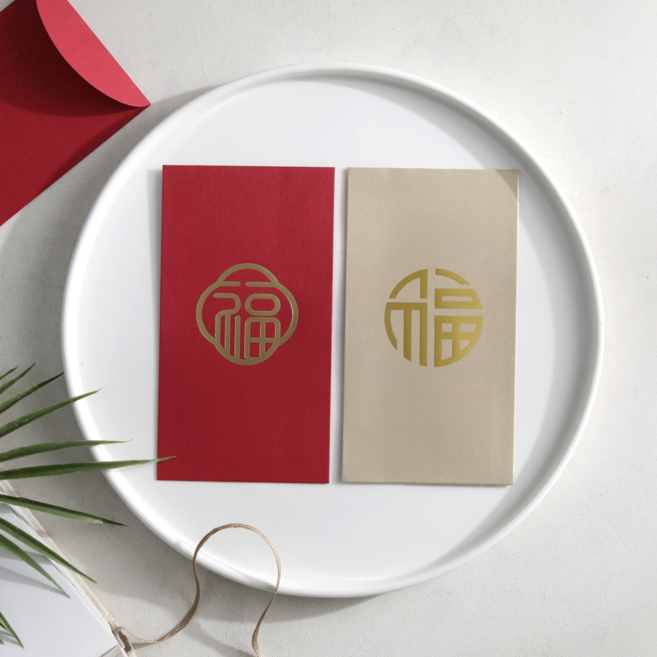 [10매입] 단비상자 고급 복 용돈봉투 부모님 감사 세뱃돈 황금 어버이날 생신 현금봉투, 둥근복 금색 10매입, 1팩