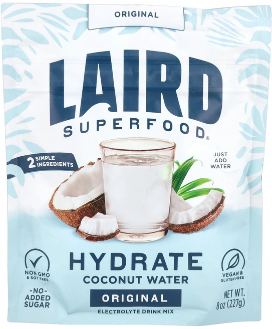 Laird Superfood 수분 공급 코코넛 워터 227g(8온스), Laird Superfood 수분 공급 코코넛 워터 2, 227g, 1 - 쿠팡