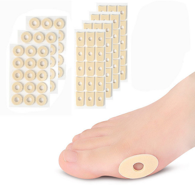 미즈코스 15p+15p 발보호 패치 굳은살 방지 물집 보호 밴드, 1세트, U자형+원형