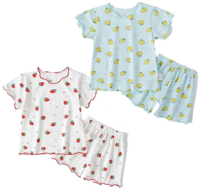 1+1 여아 냉감 상하복 잠옷 파자마 실내복 홈웨어