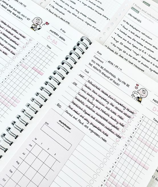 셋어레코드 2024 타임테이블 스터디플래너 학습 투두리스트 100Days
