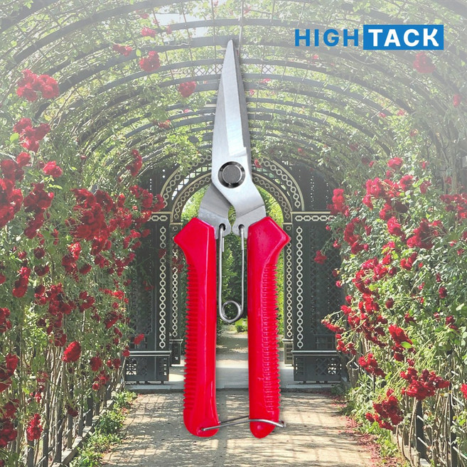 하이텍 다목적 만능 전지가위 레드, 1개