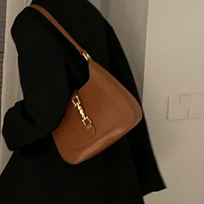 지지주 스트랩 라운드 쉐입 숄더백