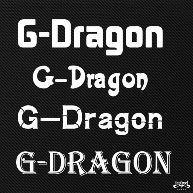 G-Dragon 權志龍 車貼 汽車貼紙 反光防水貼, D款一套4種（每約20cm寬, 1個