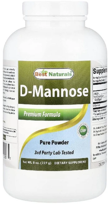 베스트내추럴스 만노스 디만노스 D-Mannose 파우더 분말 가루 227g - 쿠팡