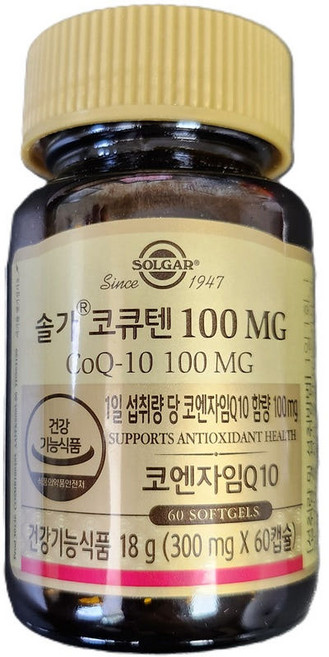 솔가 메가솔브 코큐텐 100, 60정, 1개