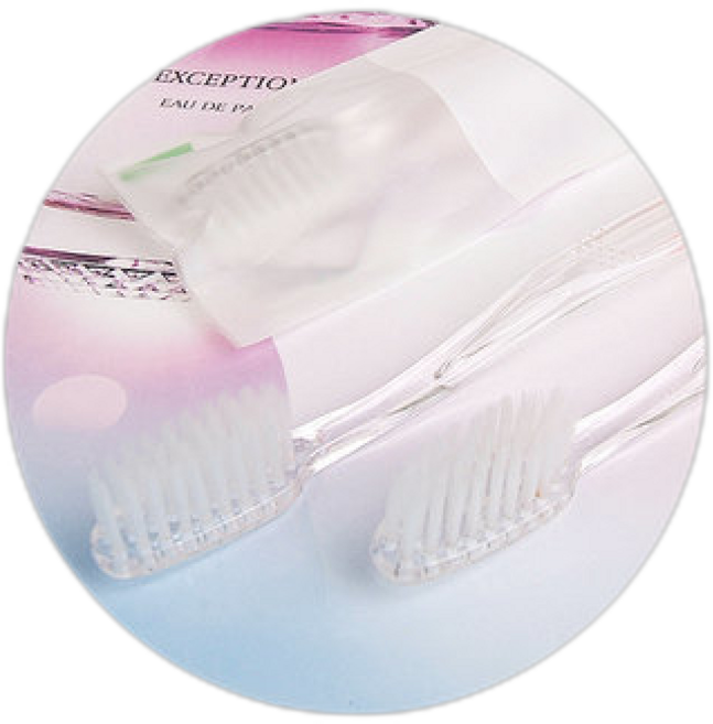 일회용칫솔 고급미세모원터치(그린) 모텔 사우나, 1개, 500개입