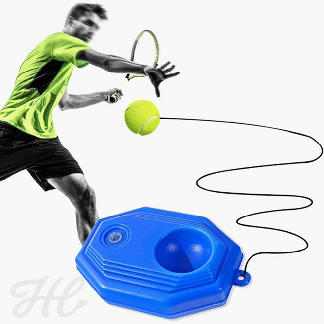 탄성 로프 테니스 훈련 볼 1인용 연습기, 테니스연습기, 1개