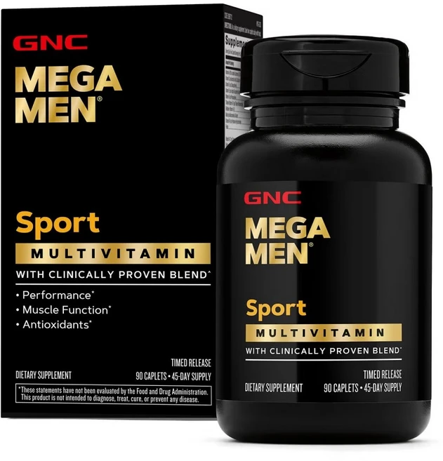 [정품 미국 배송] GNC 메가맨 스포츠 90정 Mega Men Sports 90cts, 1개 - 쿠팡