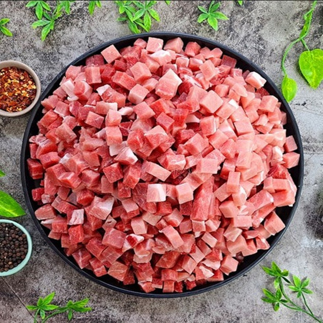 VGD 돼지 뒷다리 후지 짜장 카레 1.5cm큐브모양, 500g, 1개