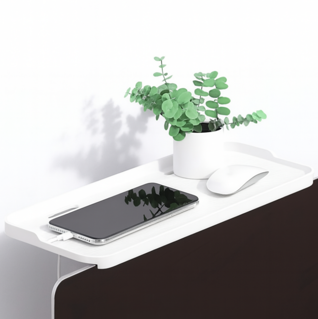 한비몰 공간활용 TV 모니터 스토리지랙, 1개, 화이트