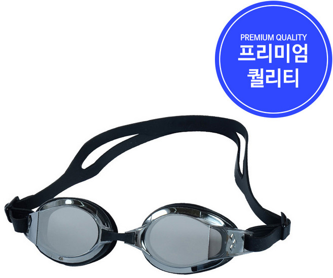 아레나 돌핀 트레이닝 미러수경 AVAAG46 AGW-460M, 1개, BLK