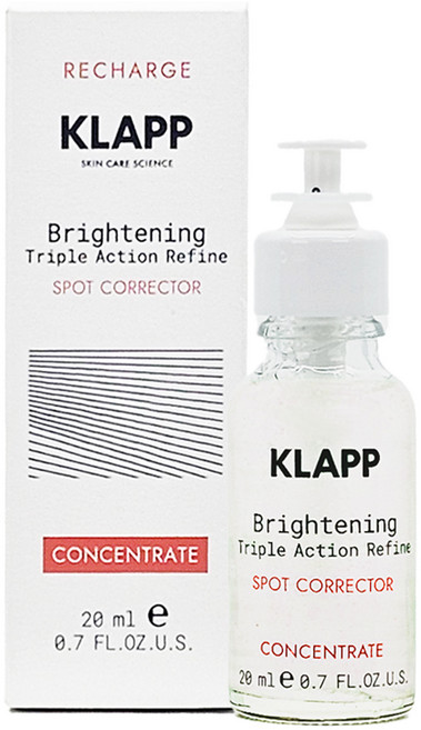 [공식] [NEW] 클랍 브라이트닝 트리플 액션 리파인 스팟 코렉터 컨센트레이트 앰플, 1개, 20ml