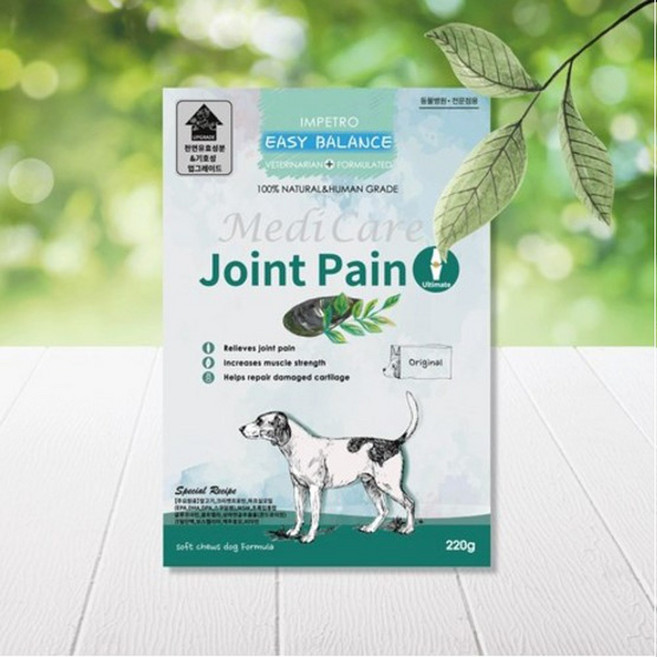 지디디임펫트로 이지발란스 조인트페인 얼티밋 관절영양제, 뼈/관절강화, 3개, 220g