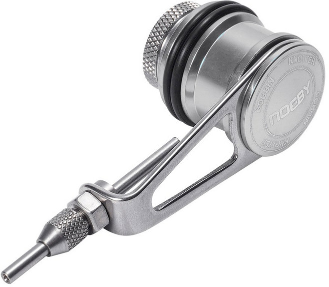 노에비 낚시 보빈 매듭 액세서리 낚싯줄 PR 매듭기 도구 와인더 기계 용품, GT KNOT SILVER, 1개