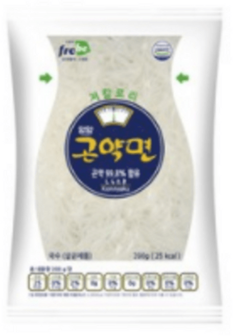 프레비 얌얌 곤약면, 200g, 40개