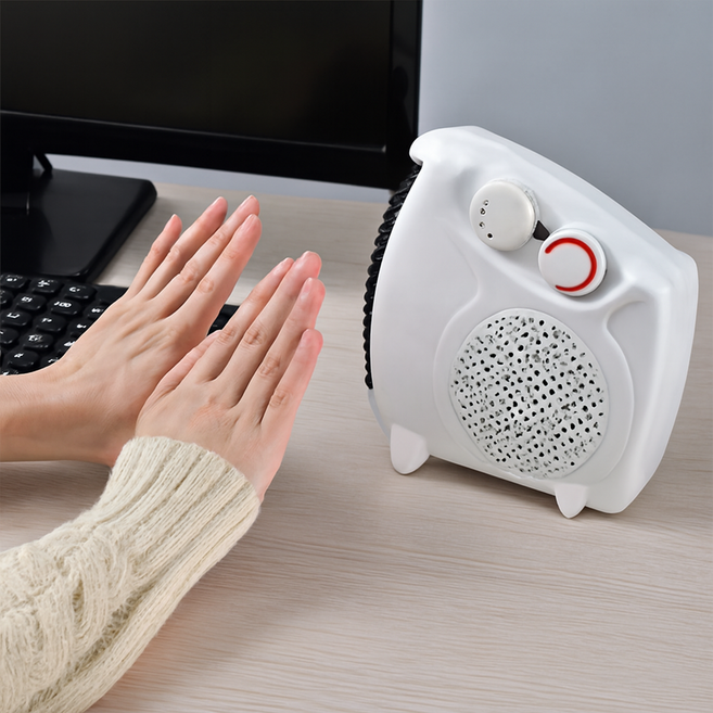 핌핀 미니 전기 온풍팬 히터 PPH-203FH