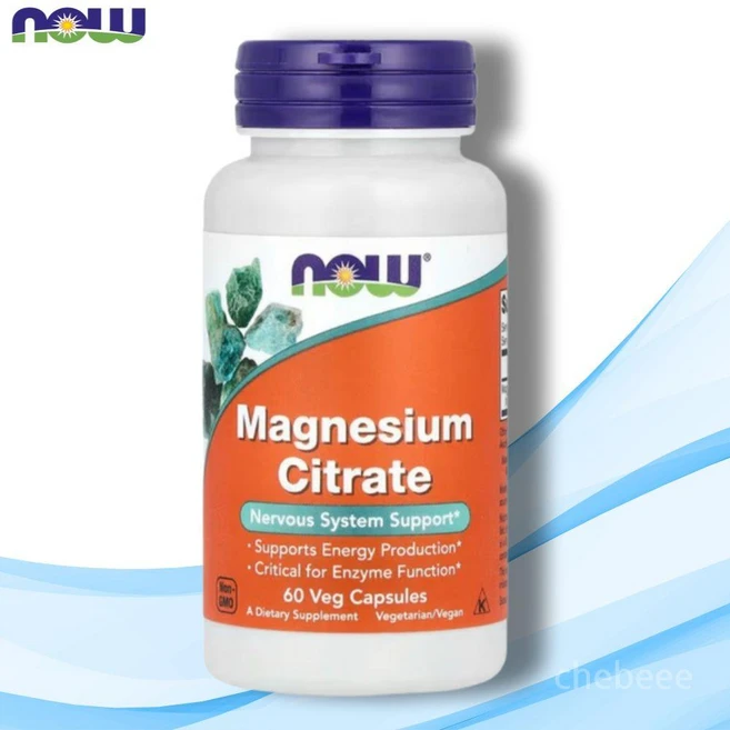 나우푸드 마그네슘 시트레이트 베지 캡슐, 60정, 1개 - 쿠팡