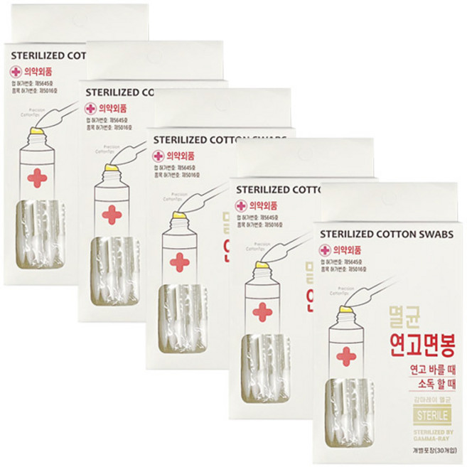 풍성 멸균 연고면봉 30p x 5개, 30개입