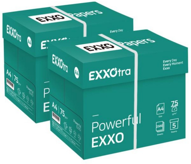 엑소 트라 복사용지 75g, A4, 5000개