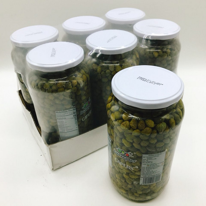 럭시퍼 케이퍼 950g 병 훈제연어/생연어 도매 케이퍼6p 선택옵션, 1